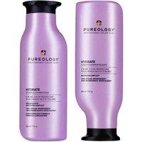 Pureology Hydrate Sheer Shampoo 266ml & Conditioner 266ml Duo in Clear