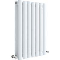 Balterley Embrace Horizontal Double Panel Radiator, 600mm x 412mm - Gloss White