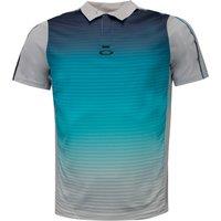 Oakley Men's Engineered Polo Bubba Colourblock T-Shirt in Grey | Size: Small