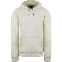Criminal Damage Men's Reverse Loopback Beige Cotton Hoodie | Size: Medium