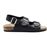 Hotter Men's 'Broadwalk' Classic Sandals in Black | Size: 8