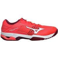 Mizuno Women's Lace-Up Red Synthetic Trainers | Size: 7