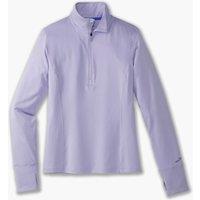 Brooks Women's Dash 1/2 Zip Lilac Running Top | Size: XS