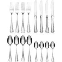 Barcelona 16 Piece Culterly Set, Stainless Steel, Rust Resistant, Dishwasher Safe