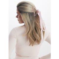 Madein Women's Aurora Ribbon Claw Clip in Light Pink