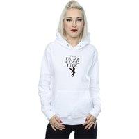 Disney Women's Tinkerbell Fairy Good Life Hoodie in White | Size: Medium