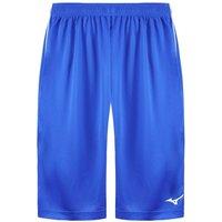 Mizuno Men's Stretch Waist Graphic Logo Blue Authentic Basketball Shorts | Size: 2XL
