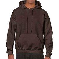 Gildan Men's Heavy Blend Hoodie in Chocolate | Size: XL