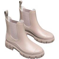 IVACHY Women's Waterproof Rain Boots Wellingtons Boots- Chelsea Boots in Pink | Size: 6