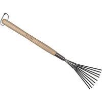 Kent & Stowe Stainless Steel Hand Border Rake in Beige