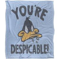 Warner Brothers Looney Tunes Officially Licensed Silky Touch Super Soft Throw Blanket 152 x 127 cm in White