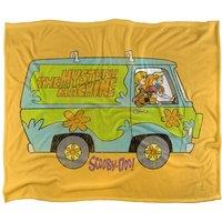 Warner Brothers Scooby Doo Officially Licensed Silky Touch Super Soft Throw Blanket 152 x 127 cm in White