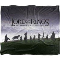 Warner Brothers Lord Of The Rings Officially Licensed Silky Touch Super Soft Throw Blanket 152 x 127 cm in White