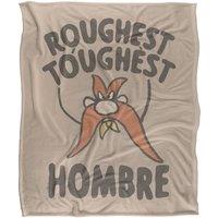 Warner Brothers Looney Tunes Officially Licensed Silky Touch Super Soft Throw Blanket 152 x 127 cm in White