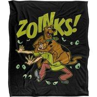 Warner Brothers Scooby Doo Officially Licensed Silky Touch Super Soft Throw Blanket 152 x 127 cm in White