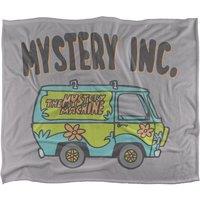 Warner Brothers Scooby Doo Officially Licensed Silky Touch Super Soft Throw Blanket 152 x 127 cm in White