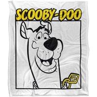 Warner Brothers Scooby Doo Officially Licensed Silky Touch Super Soft Throw Blanket 152 x 127 cm in White