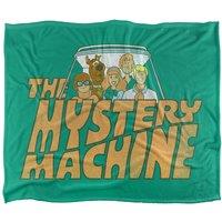 Warner Brothers Scooby Doo Officially Licensed Silky Touch Super Soft Throw Blanket 152 x 127 cm in White