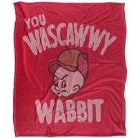 Warner Brothers Looney Tunes Officially Licensed Silky Touch Super Soft Throw Blanket 152 x 127 cm in White