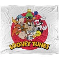 Warner Brothers Looney Tunes Officially Licensed Silky Touch Super Soft Throw Blanket 152 x 127 cm in White