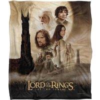 Warner Brothers Lord Of The Rings Officially Licensed Silky Touch Super Soft Throw Blanket 152 x 127 cm in White