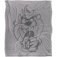 Warner Brothers Looney Tunes Officially Licensed Silky Touch Super Soft Throw Blanket 152 x 127 cm in White