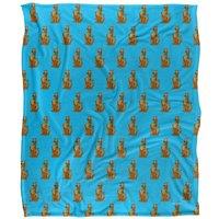 Warner Brothers Scooby Doo Officially Licensed Silky Touch Super Soft Throw Blanket 152 x 127 cm in White