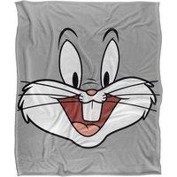 Warner Brothers Looney Tunes Officially Licensed Silky Touch Super Soft Throw Blanket 152 x 127 cm in White