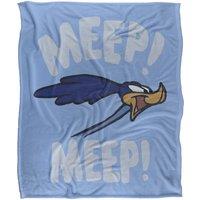 Warner Brothers Looney Tunes Officially Licensed Silky Touch Super Soft Throw Blanket 152 x 127 cm in White