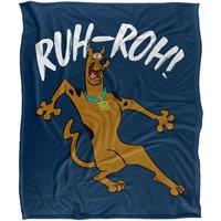 Warner Brothers Scooby Doo Officially Licensed Silky Touch Super Soft Throw Blanket 152 x 127 cm in White
