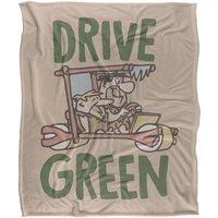 Warner Brothers Flintstones Officially Licensed Silky Touch Super Soft Throw Blanket 152 x 127 cm in White