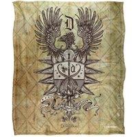 Warner Brothers Fantastic Beasts The Secrets Of Dumbledore Officially Licensed Silky Touch Super Soft Throw Blanket 152 x 127 cm in White