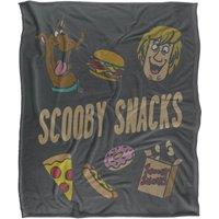Warner Brothers Scooby Doo Officially Licensed Silky Touch Super Soft Throw Blanket 152 x 127 cm in White