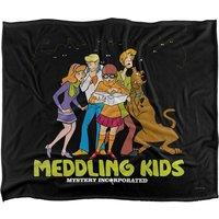 Warner Brothers Scooby Doo Officially Licensed Silky Touch Super Soft Throw Blanket 152 x 127 cm in White
