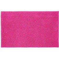 Allure Bath Fashions Chenille Bobble Bath Mat 60 x 90cm - Super Soft Microfibre & Non-Slip in Fuchsia | Size: 60 x 90 cm