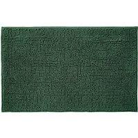 Allure Bath Fashions Chenille Bobble Bath Mat 60 x 90cm - Super Soft Microfibre & Non-Slip in Dark Green | Size: 60 x 90 cm