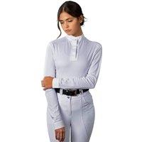 Aubrion Women's Long-Sleeved Stock Shirt in White | Size: 18