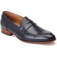 Base London Men's Bruno Penny Loafer in Black | Size: 11