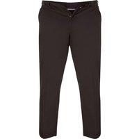Duke Clothing Men's D555 Bruno Stretch Chino Kingsize Trousers in Black | Size: 52L