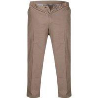 Duke Clothing Men's D555 Bruno Stretch Chino Kingsize Trousers in Stone | Size: 48S