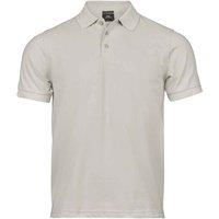 TEE JAYS Men's Luxury Stretch Pique Polo Shirt in Off-White | Size: Small