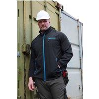 BadRhino Men's Workwear Softshell Jacket in Black | Size: Medium