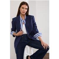 Star by Julien Macdonald Women's Tailored Blazer in Dark Navy | Size: 16