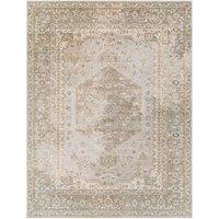 Livabliss Lilian-Washable Orange Brown Vintage Traditional Boho Living Dining Rug in Camel | Size: 160 cm x 215 cm