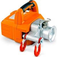 Superhandy Electric Portable Capstan Hoist Li-Ion Battery Powered 1000-2000 in Orange