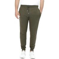 Smart Living Men's Slim Leg Jogging Bottoms with Cuffed Hem & Pockets in Khaki | Size: XL