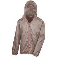 Result Men's Lightweight Packaway Jacket in Pink | Size: Medium