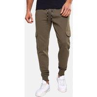 Threadbare Men's 'Stefan' Cargo Style Joggers in Khaki | Size: 2XL