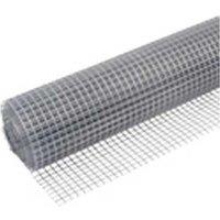 Samuel Alexander 4m x 90cm of 13mm Wire Mesh Netting for Gardens / Pets / Ponds in Silver | Size: 4m x 90 cm