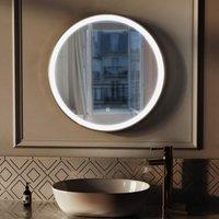 Nes Home Touch Sensor Bathroom LED Mirror Demister 600mm Brushed Brass in Metallics